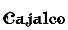 Cajalco Font Image