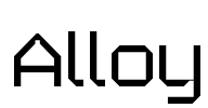 Alloy Font Image