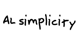 AL Simplicity Font Image