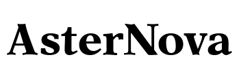 AsterNova Font Image