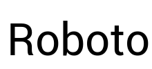 Roboto Font Image