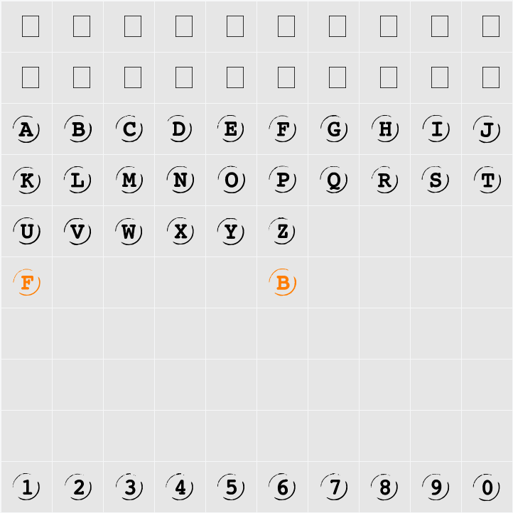 Carbon Lullaby  Character Map