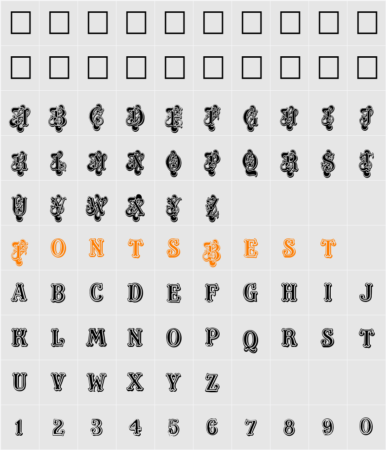 Masquerade Character Map