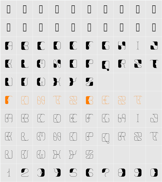 Anitta Character Map