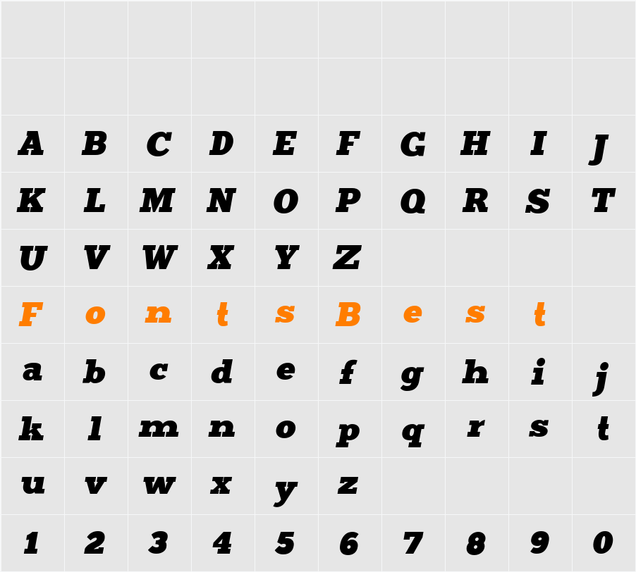 Merit Character Map