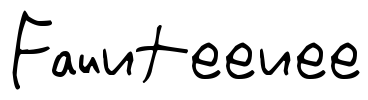 Faunteenee Font Image