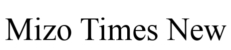 Mizo Times New Font Image