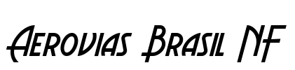 Aerovias Brasil NF Font Image