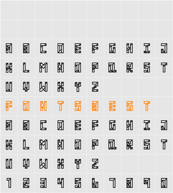 Apartment Character Map