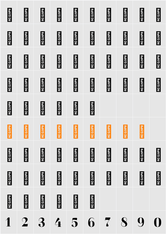 Dida FM Character Map