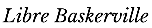 Libre Baskerville Font Image