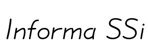 Informa SSi Font Image