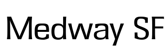 Medway SF Font Image