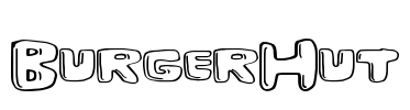 BurgerHut Font Image