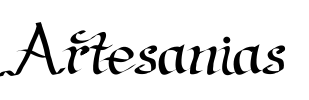 Artesanias Font Image