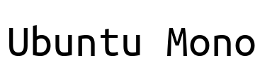 Ubuntu Mono