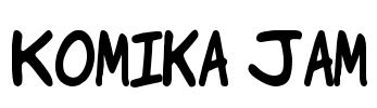 Komika Jam Font Image