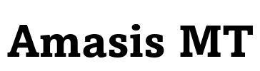 Amasis MT Font Image