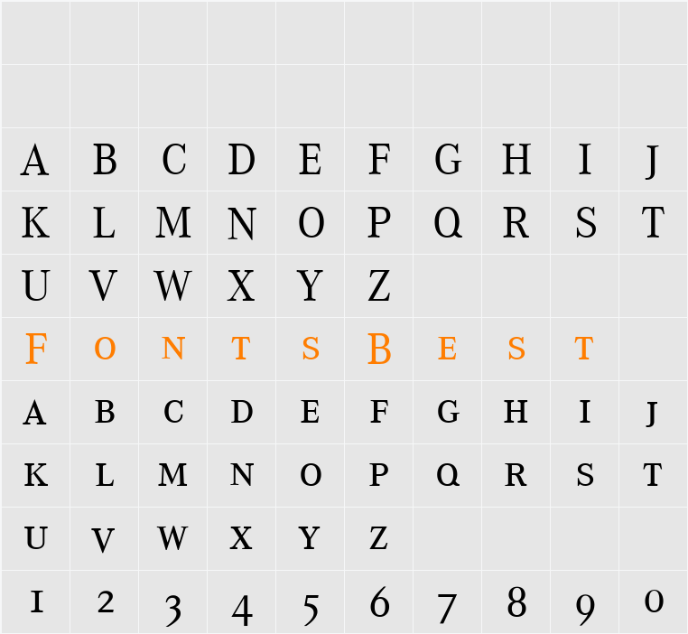 Corporate A Expert BQ Character Map