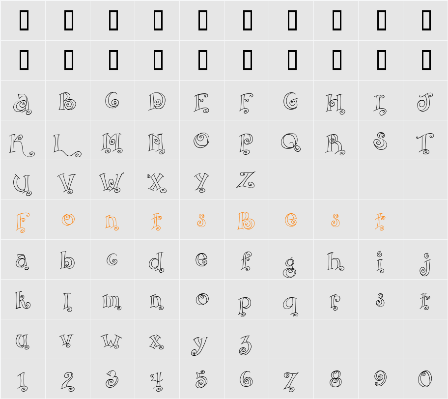 CK Celebration Character Map