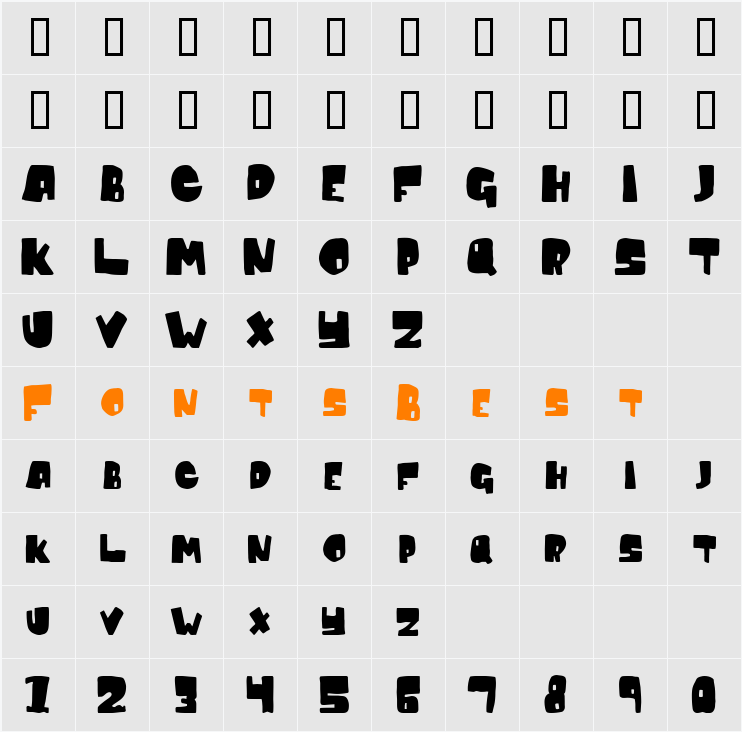 Conventional Wisdom Character Map