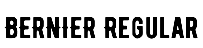 BERNIER Regular Font Image