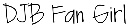 DJB Fan Girl Font Image