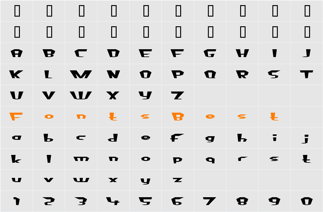 JI-Hajjes Character Map