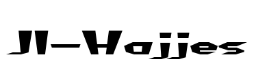 JI-Hajjes Font Image