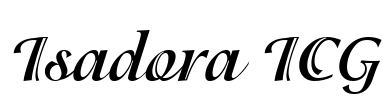 Isadora ICG Font Image