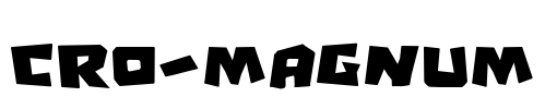 Cro-Magnum Font Image