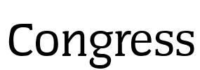 Congress Font Image