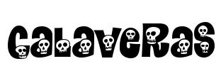 Calaveras Font Image