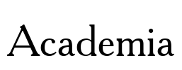 Academia Font Image