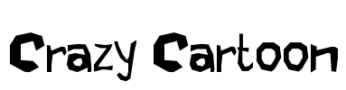 Crazy Cartoon Font Image