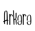 Arkara Font Image