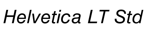 Helvetica LT Std