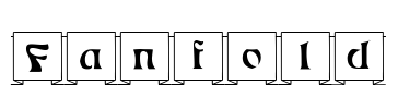 Fanfold Font Image