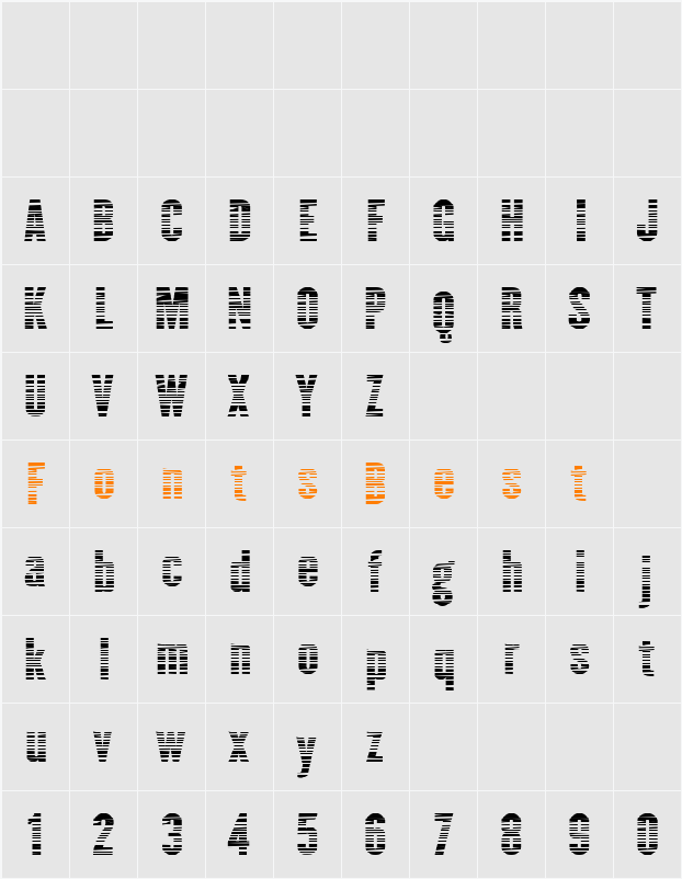 CM Mummy Tape Character Map