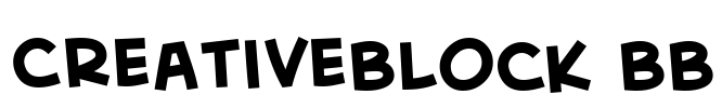 CreativeBlock BB Font Image