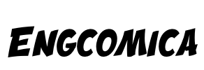 Engcomica Font Image