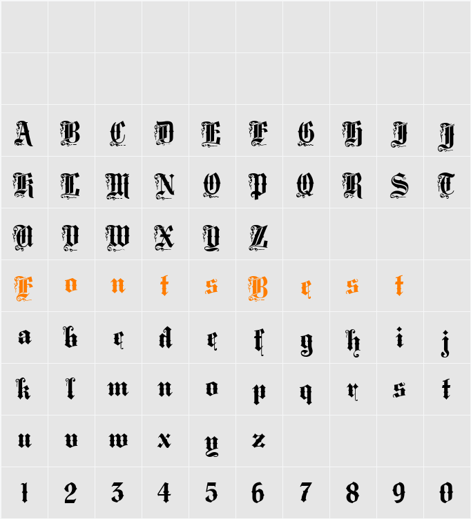 Middlesex Character Map