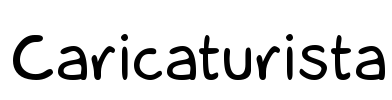 Caricaturista Font Image