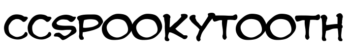 CCSpookytooth Font Image