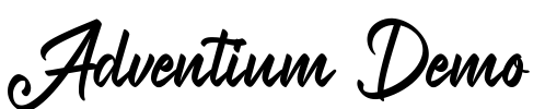 Adventium Demo Font Image