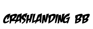 CrashLanding BB Font Image