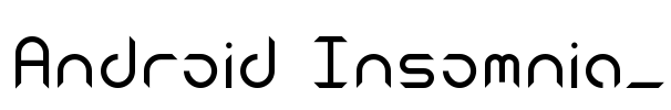 Android Insomnia_ Font Image