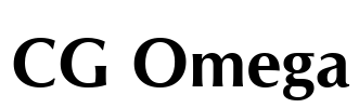 CG Omega Font Image