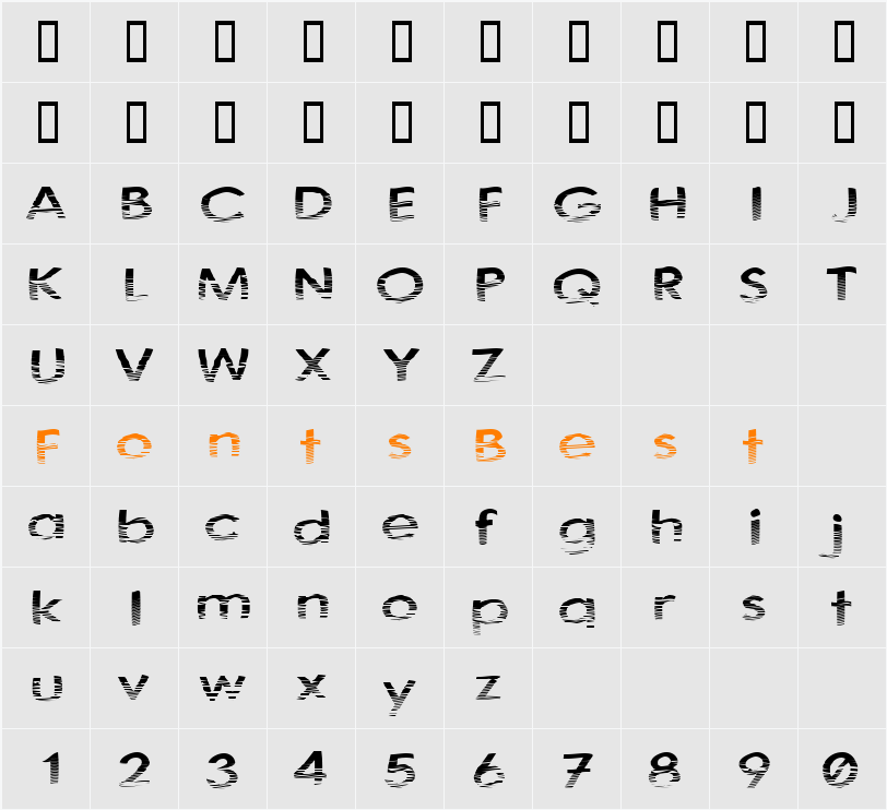 JI-Dognap Character Map