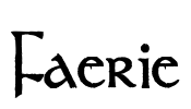 Faerie Font Image